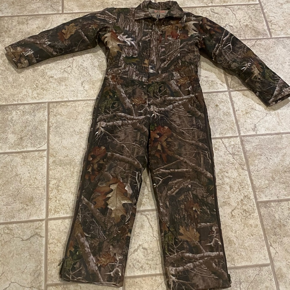 Camo kids overalls bibs